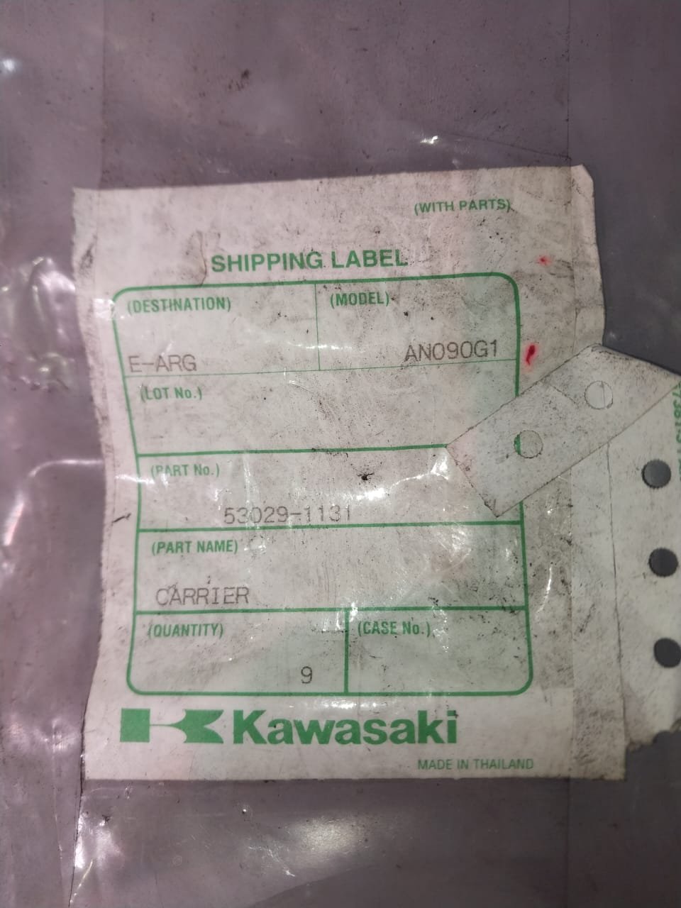 Portaequipaje Delantero Kawasaki MAX 100 / AN90