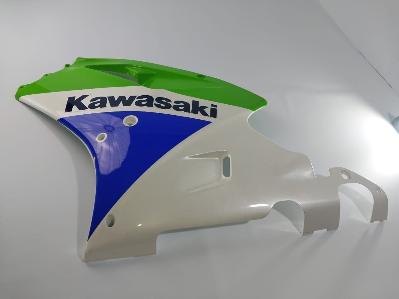 Carenado Inferior Izquierdo Verde Kawasaki NINJA ZXR750 (OEM: 55049-5019-CK)