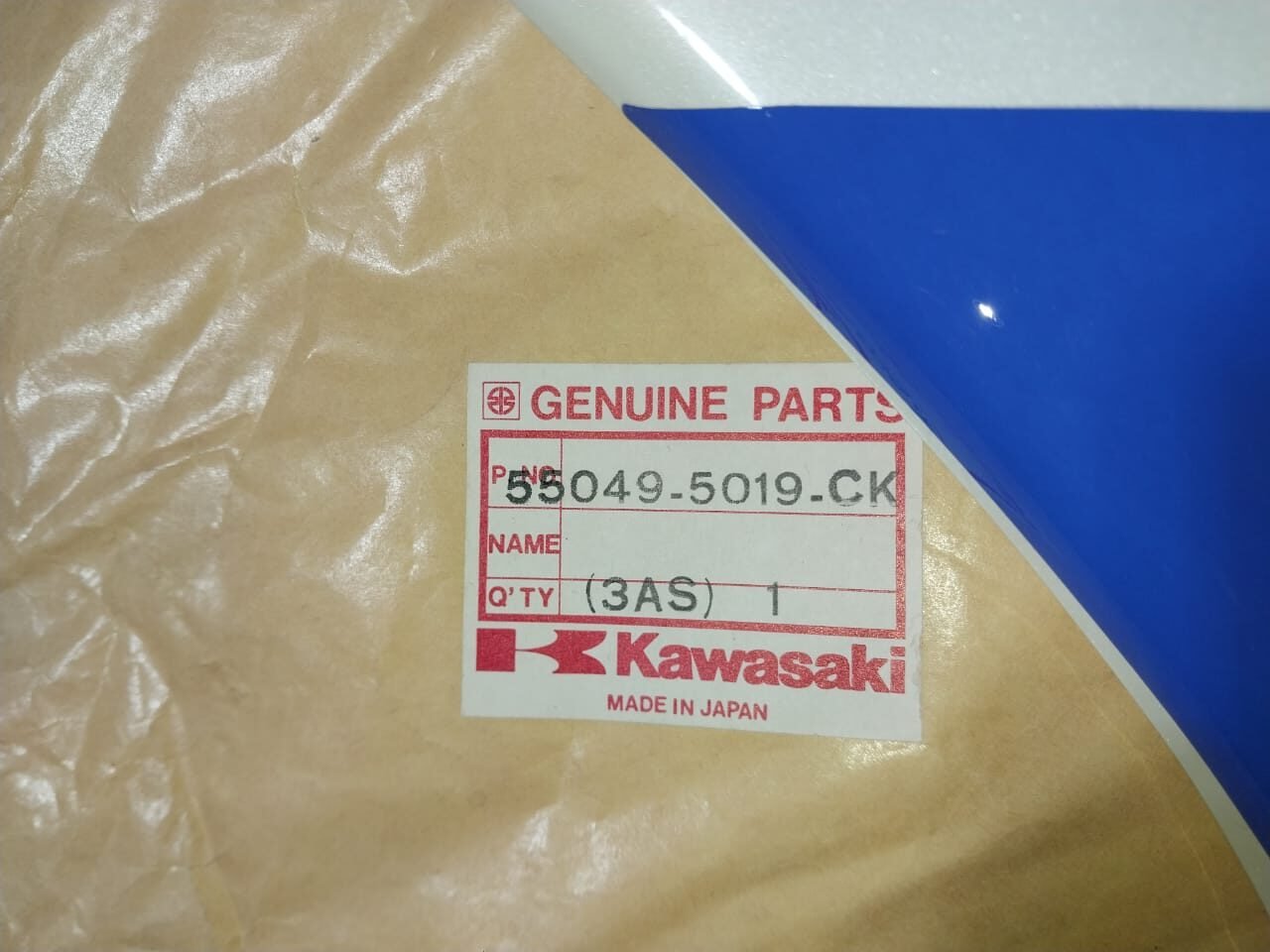Carenado Inferior Izquierdo Verde Kawasaki NINJA ZXR750 (OEM: 55049-5019-CK) - Imagen 8