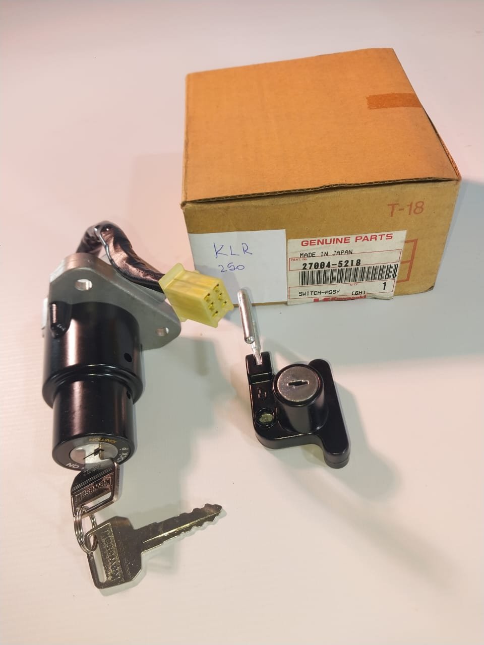 Kit de tambor de encendido y cerradura de casco Kawasaki KLR250 / KLR600 (OEM: 27004-5218)