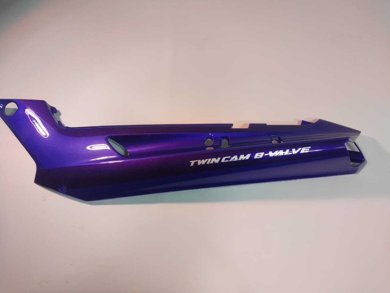 Cacha lateral izquierda violeta/plateada Kawasaki ZZ-R250 (OEM: 36010-5456-JZ) - Imagen 4